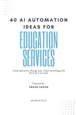 40 AI Automation Ideas for Education Services