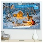 Märchenhafte Cottages - Waldzauber und versteckte Tiere entdecken! (hochwertiger Premium Wandkalender 2027 DIN A2 quer), Kunstdruck in Hochglanz