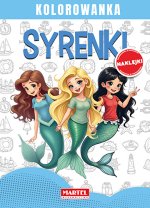 Syrenki. Kolorowanka z naklejkami