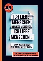 Fluch Buch Büro- Lustiges Geschenk für Büroangestellte/Beamte, mit sarkastischen Sprüchen. Notizbuch Büro.