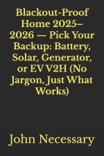 Blackout-Proof Home 2025-2026 - Pick Your Backup