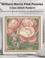 William Morris Pink Peonies Cross Stitch Pattern