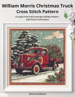 William Morris Christmas Truck Cross Stitch Pattern