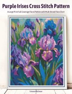 Purple Irises Cross Stitch Pattern