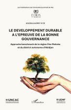 Le développement durable à l’épreuve de la bonne gouvernance