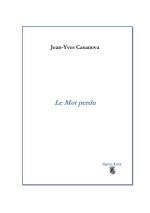 Le Mot perdu