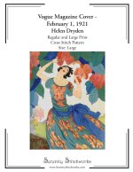 Vogue Magazine Cover - February 1, 1921 Cross Stitch Pattern - Helen Dryden - Large Size Edition
