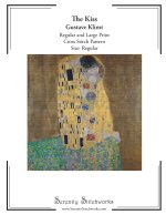 The Kiss Cross Stitch Pattern - Gustave Klimt - Regular Size Edition