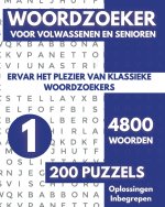 Woordzoeker Voor Volwassenen en Senioren - 200 Puzzels