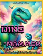 DINOMAMMOR Interaktiv målar- och spårningsbok med dinosaurier