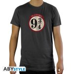 HARRY POTTER - Unisex dark grey Tshirt - 9 3/4*
