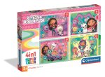Puzzle 4 w 1. Super kolor. Gabby’s Dollhouse
