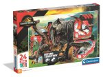 Puzzle 24 elementów. Maxi. Super kolor. Jurassic World
