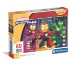 Puzzle 60 elementów. Super kolor. Iron Man And His Awesome Friends