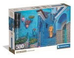 Puzzle 500 elementów. Compact. Blue Street of Chefchaouen
