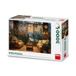 Puzzle Malovaný Londýn 3000 dílků