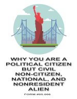 Why You are a Political Citizen but Civil Non-Citizen, National, and Nonresident Alien