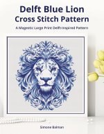 Delft Blue Lion Cross-Stitch Pattern