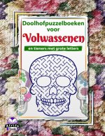 Doolhofpuzzelboeken voor volwassenen en tieners met grote letters