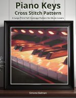 Piano Keys Cross Stitch Pattern