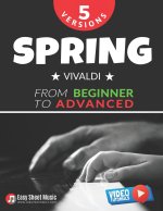 Spring - Vivaldi - 5 Versions from Beginner to Advanced