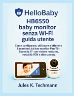 HelloBaby HB6550 baby monitor senza Wi-Fi guida utente