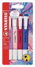 Zvýrazňovač STABILO swing cool NatureCOLORS Wildflower - 4 ks sada - v moderních barvách