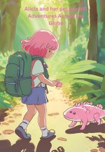 Alicia and her pet axolotl