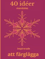 40 idéer mandalas inspirerade att färglägga