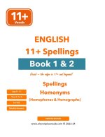 11+ English Spellings & Homonyms - Book 1 & 2 combined