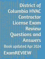 District of Columbia HVAC Contractor License Exam Review Questions and Answers