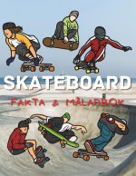 Skateboard fakta och målarbok