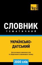 Українсько-Датський тематичний словник - 3000 слів