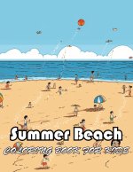 Summer Beach Coloring Book for Kids
