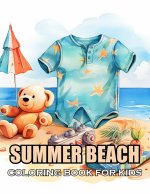 Summer Beach Coloring Book for Kids