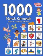 1000 Norsk Koreansk Illustrert Tospråklig Ordforråd (Svart og Hvit Utgave)