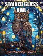 Stained Glass Owl Coloring Book