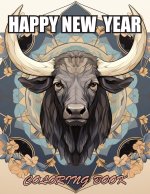 Happy New Year Coloring Book
