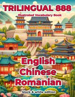 Trilingual 888 English Chinese Romanian Illustrated Vocabulary Book