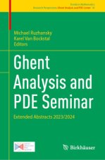 Ghent Analysis and PDE Seminar