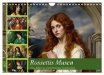 Rossettis Musen, neue Bilder zu symbolistischen Traumwelten (Wandkalender 2027 DIN A4 quer), CALVENDO Monatskalender
