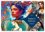Daphne's Habitats, the Graphic Worlds of a Digital Muse (Wall Calendar 2027 DIN A4 landscape), CALVENDO 12 Month Wall Calendar