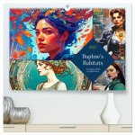 Daphne's Habitats, the Graphic Worlds of a Digital Muse (High Quality Premium Wall Calendar 2027 DIN A2 landscape),CALVENDO 12 Month Wall Calendar