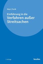 Einführung in die Verfahren außer Streitsachen