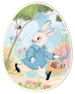 Ei-Puzzle Osterhase, 60 Teile