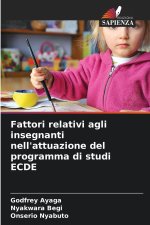 Fattori relativi agli insegnanti nell'attuazione del programma di studi ECDE