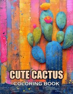 Cute Cactus Coloring Book for Kids