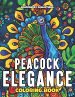 Peacock Elegance Coloring Book