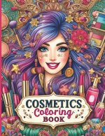Cosmetics Coloring Book