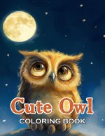 Cute Owl Coloring Book